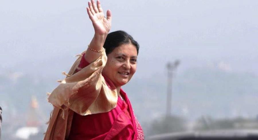 राष्ट्रपति विद्यादेवी भण्डारीले