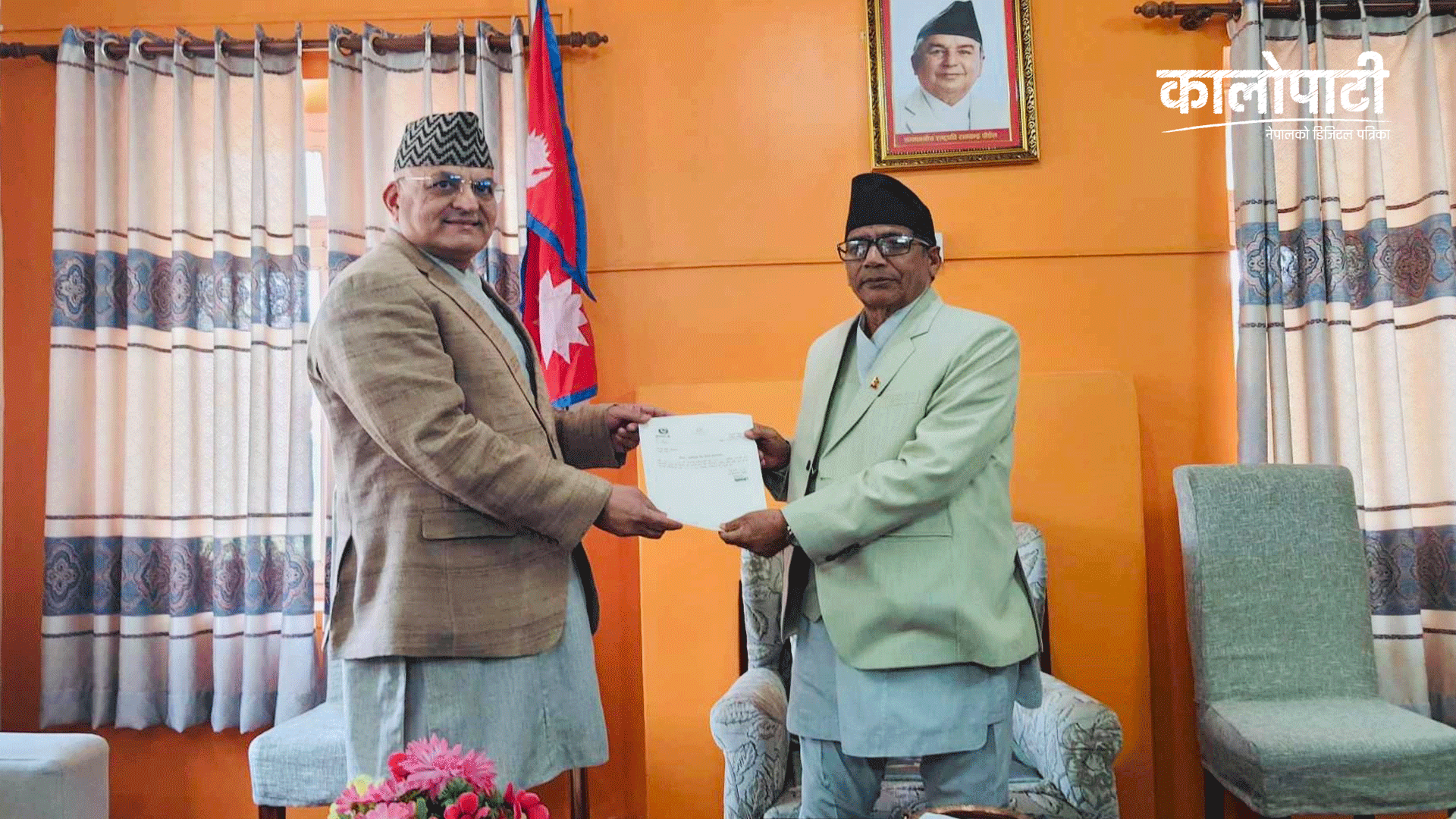 गण्डकी प्रदेश सरकारका मुख्यमन्त्री पाण्डेद्वारा राजीनामा